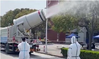 雾炮车与精细化保洁 上海交大闵行校区的立体消杀与环境守护